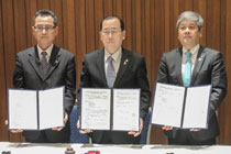 熊本、宮崎、鹿児島の3県歯が大規模災害の応援で協定