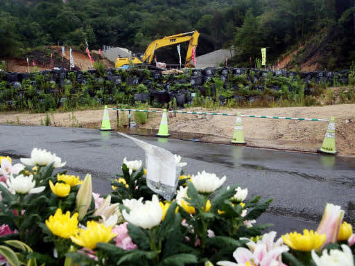 【西日本豪雨2年】「命守る」雨中の決意　遺族や住民、亡き人悼む