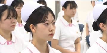 “歯科衛生士の卵”43人が決意新た　1年生から実習に参加　宣誓式